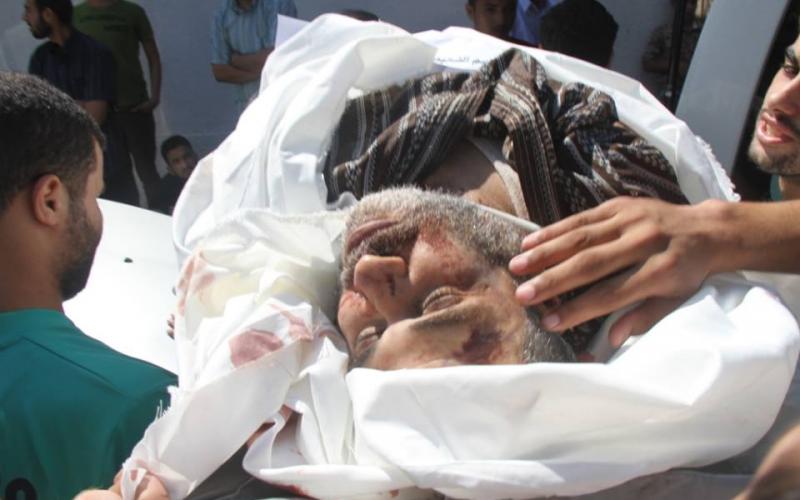 صور: وصول جثامين الشهداء لمجمع الشفاء
