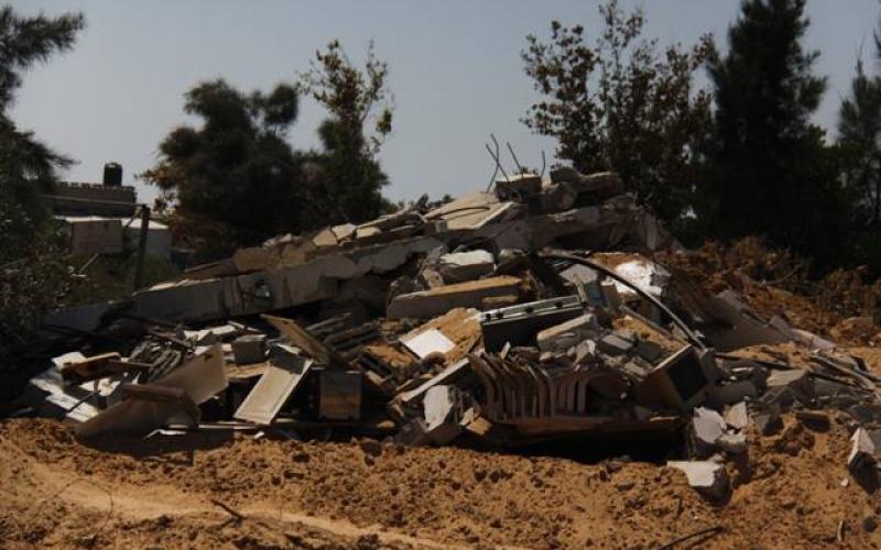 صور: دمار هائل في محيط مطار غزة الدولي