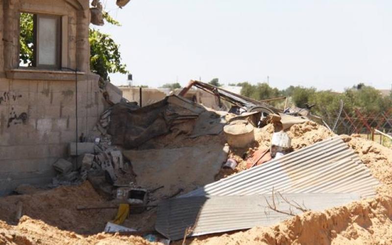 صور: دمار هائل في محيط مطار غزة الدولي