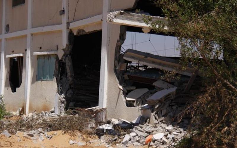 صور: دمار هائل في محيط مطار غزة الدولي
