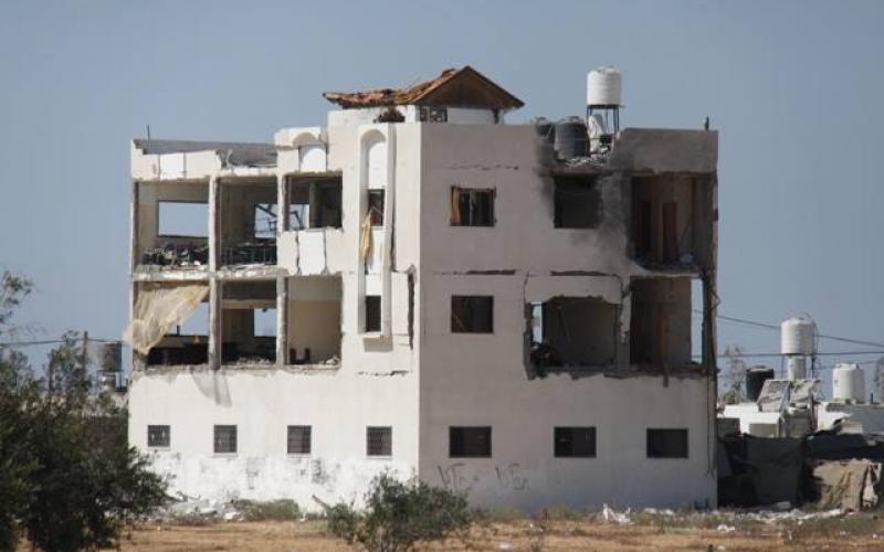 صور: دمار هائل في محيط مطار غزة الدولي