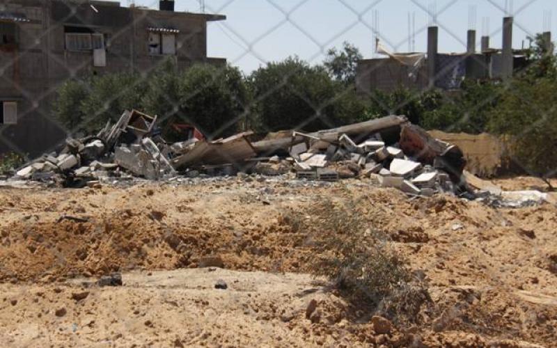 صور: دمار هائل في محيط مطار غزة الدولي