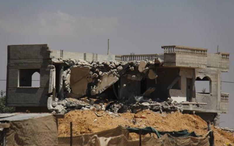 صور: دمار هائل في محيط مطار غزة الدولي