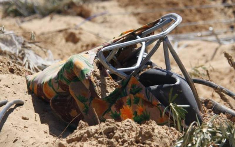 صور: دمار هائل في محيط مطار غزة الدولي