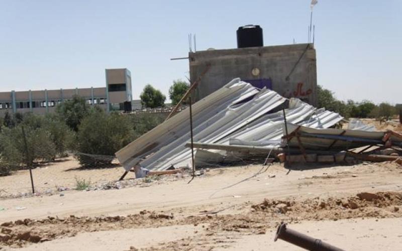 صور: دمار هائل في محيط مطار غزة الدولي