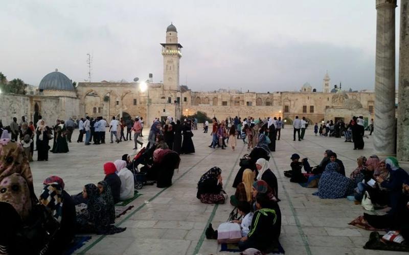 ‏صور‬: أجواء العيد في المسجد الأقصى