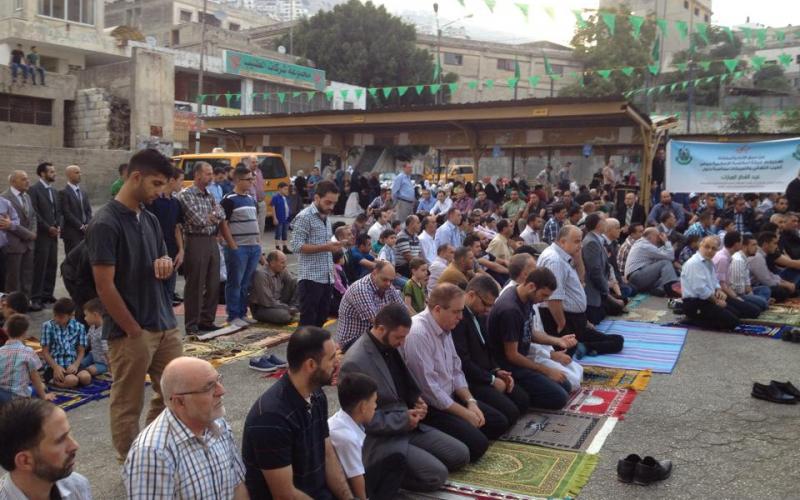صور: صلاة العيد في نابلس