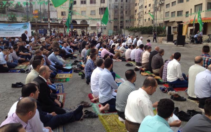 صور: صلاة العيد في نابلس