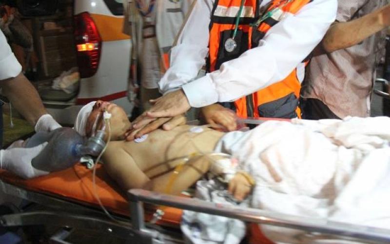 صور: جرحى جراء تواصل القصف شرق غزة