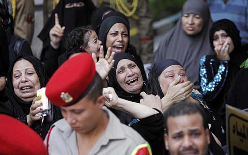 صور.. مصر تودع شهداءها ألـ15