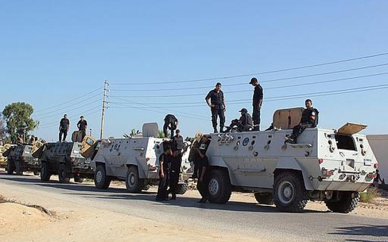 صور.. عملية أمنية مصرية واسعة بسيناء
