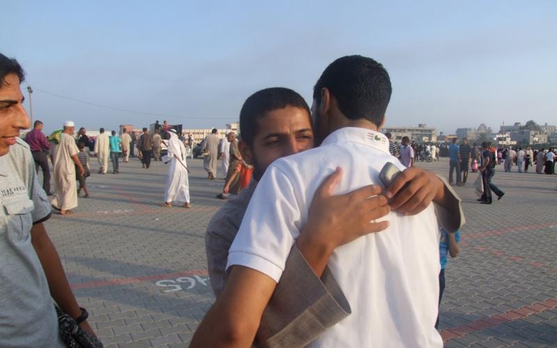 صور.. أجواء صلاة العيد بمحافظة الوسطى