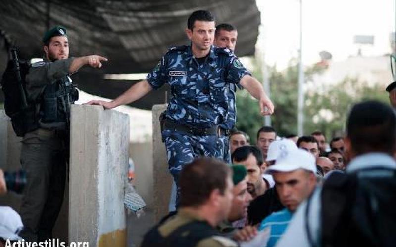 بالصور.. تواجد أمني فلسطيني صهيوني على الحواجز