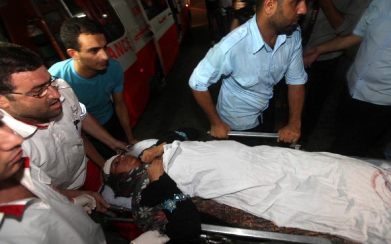 صور.. قصف إسرائيلي ليلي على أهداف بغزة