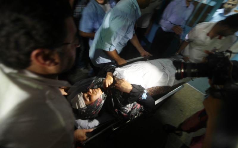 صور.. قصف إسرائيلي ليلي على أهداف بغزة