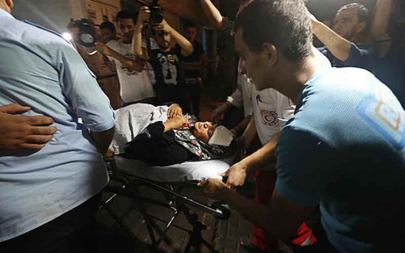 صور.. قصف إسرائيلي ليلي على أهداف بغزة