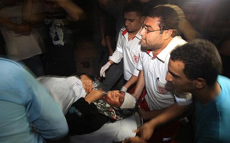 صور.. قصف إسرائيلي ليلي على أهداف بغزة