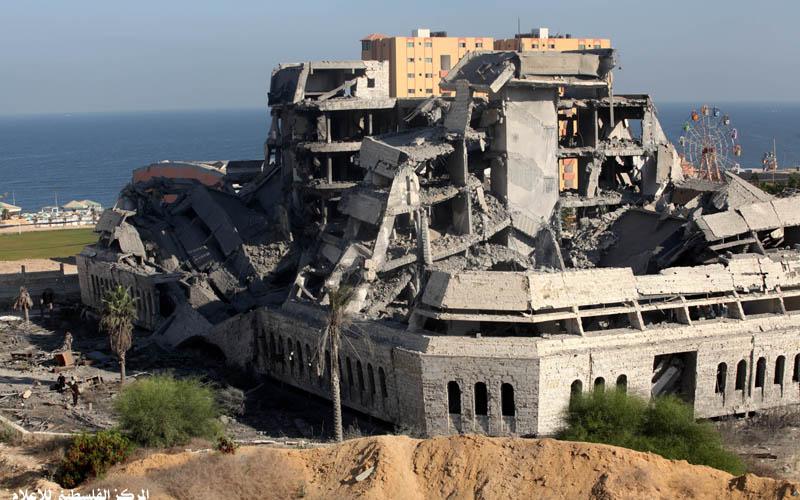 صور.. قصف إسرائيلي ليلي على أهداف بغزة