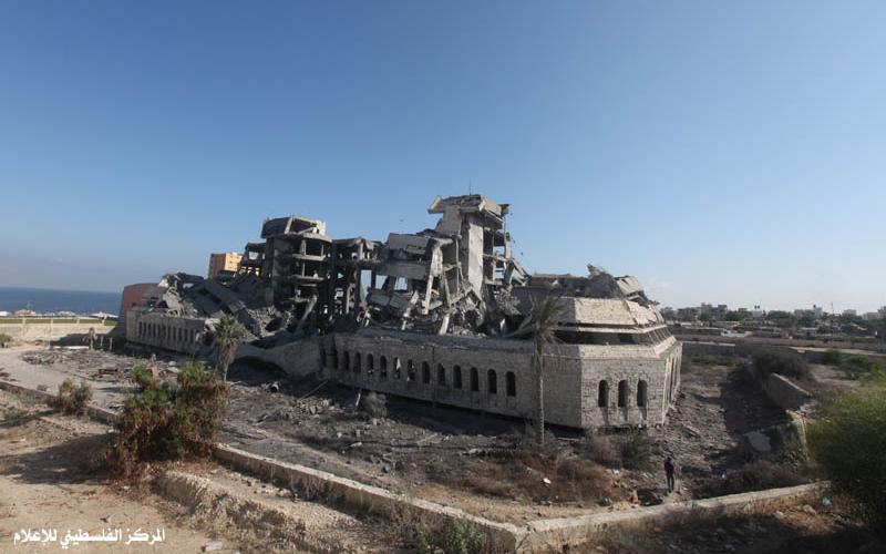 صور.. قصف إسرائيلي ليلي على أهداف بغزة