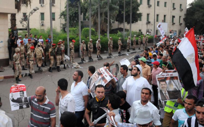 صور: أنصار الشرعية يجوبون القاهرة