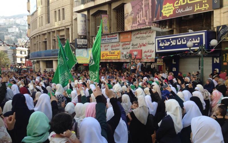 صور: مسيرات بنابلس نصرة لغزة