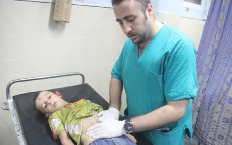 صور: جرحى بقصف منزل عائلة عبد العال بغزة
