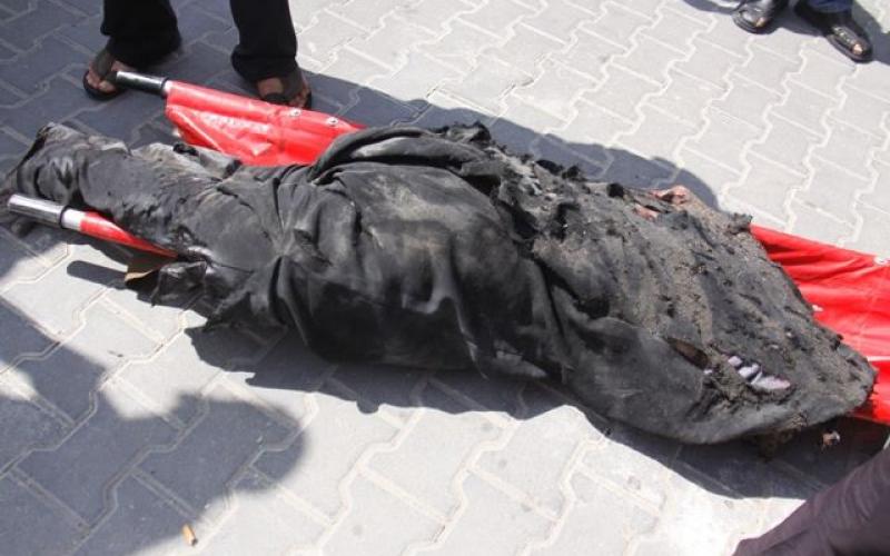 صور: شهداء رفح بثلاجات الخضار والبوظة