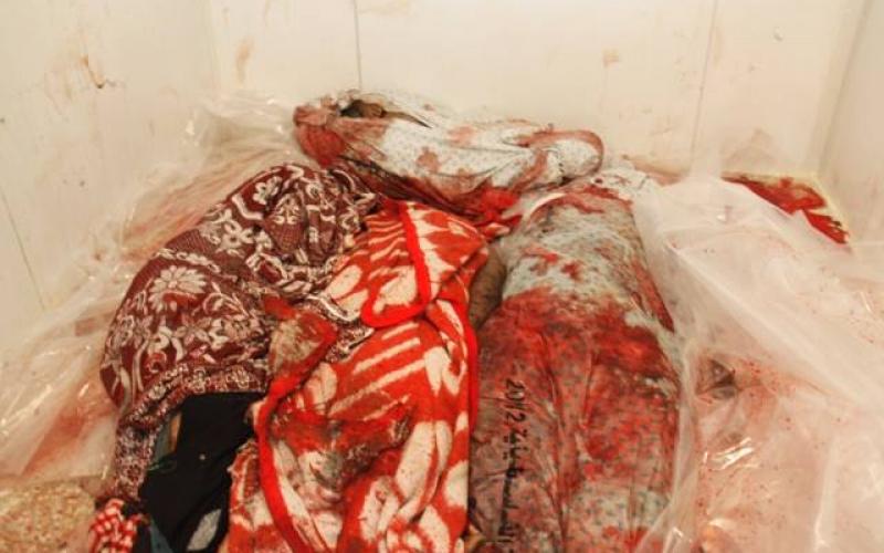 صور: شهداء رفح بثلاجات الخضار والبوظة