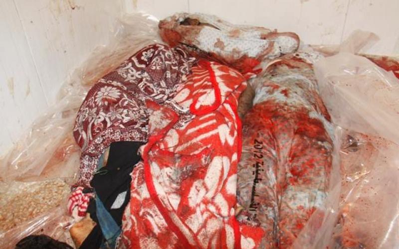 صور: شهداء رفح بثلاجات الخضار والبوظة
