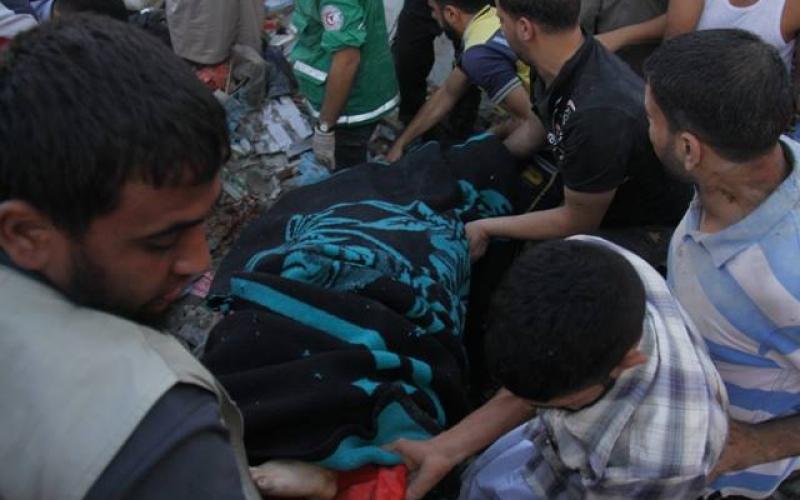 صور: مجزرة في استهداف منزل "آل الغول" برفح