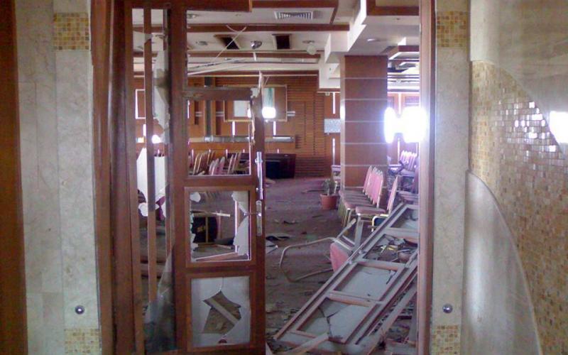 صور: قصف الاحتلال لكلية المجتمع بغزة