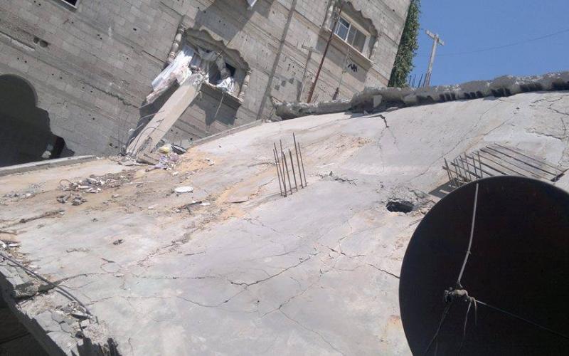 صور: دمار عائلة البيومي وسط القطاع