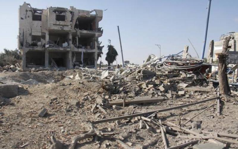 صور: الدمار في بلدية الشوكة شرق رفح