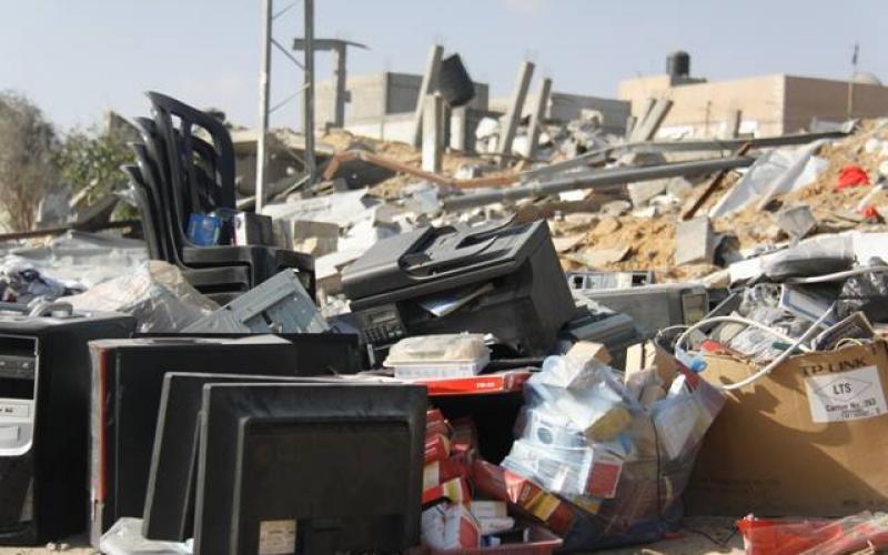 صور: الدمار في بلدية الشوكة شرق رفح