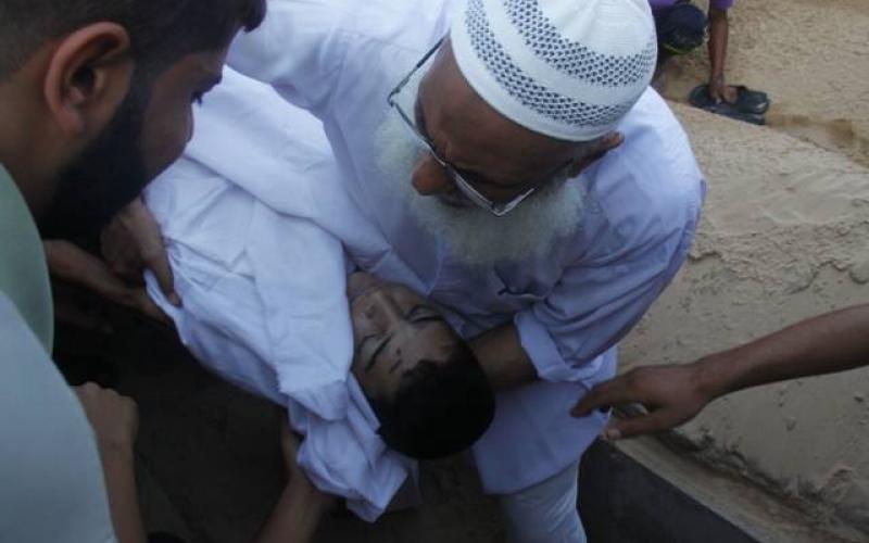 صور: تشييع الشهيد "فرحات" برفح