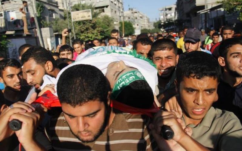 صور: تشييع الشهيد "فرحات" برفح