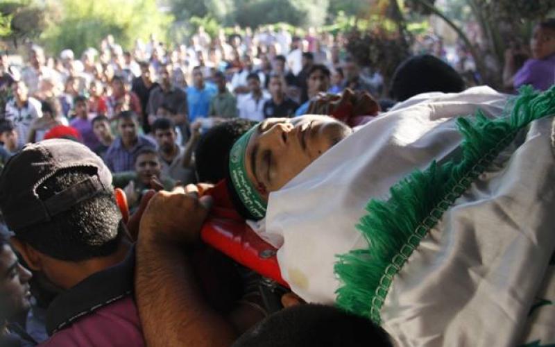 صور: تشييع الشهيد "فرحات" برفح