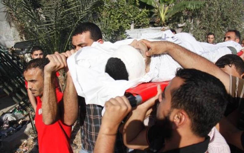 صور: تشييع الشهيد "فرحات" برفح