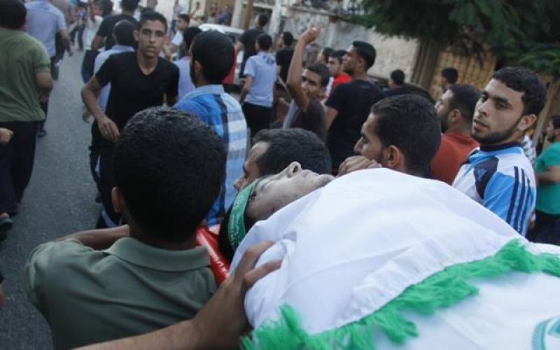 صور: تشييع الشهيد "فرحات" برفح