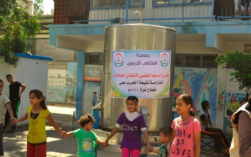 صور: مشروع الدعم النفسي للأطفال النازحين