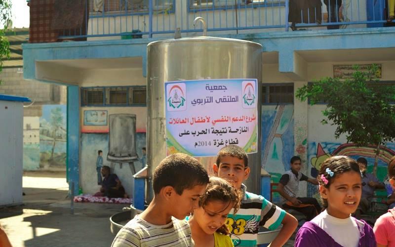 صور: مشروع الدعم النفسي للأطفال النازحين