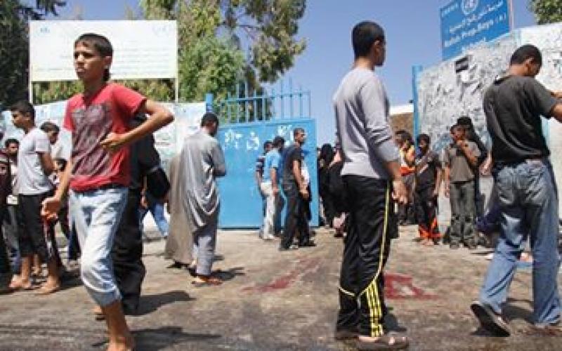 بالصور: مركز "إيواء رفح" أمان يتحول إلى ساحة دم