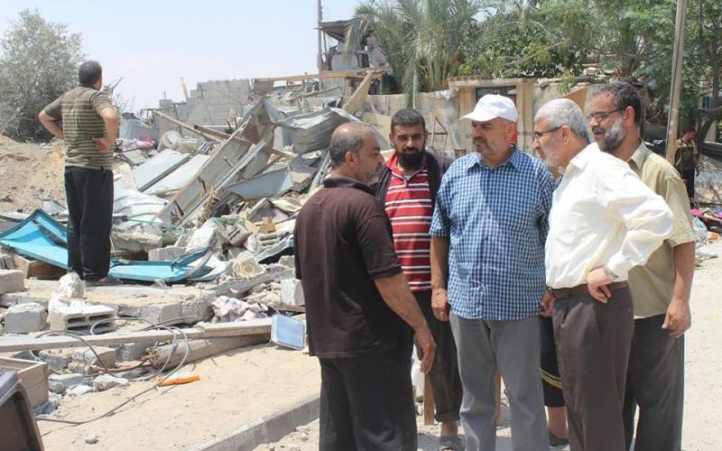 بالصور: بلدية رفح: الاحتلال تعمد تدمير البنية التحتية
