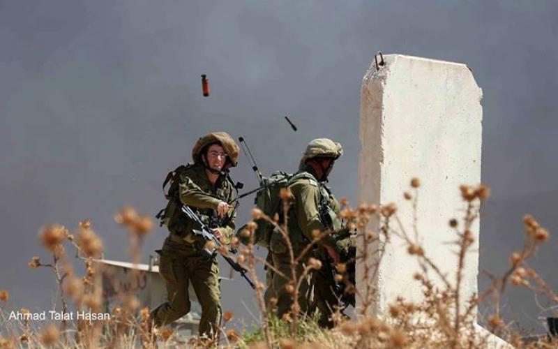 صور: مواجهات عنيفة في نابلس دعمًا لغزة