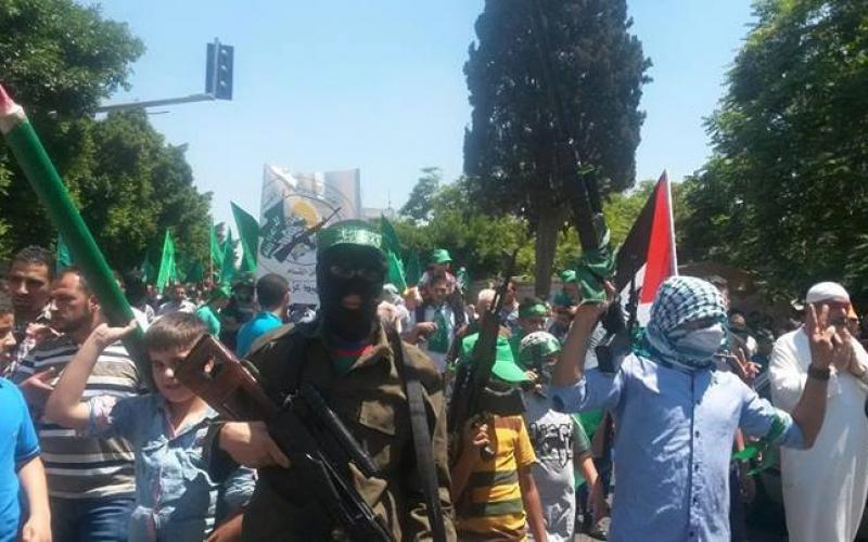 صور: مسيرة حماس في نابلس دعمًا للمقاومة