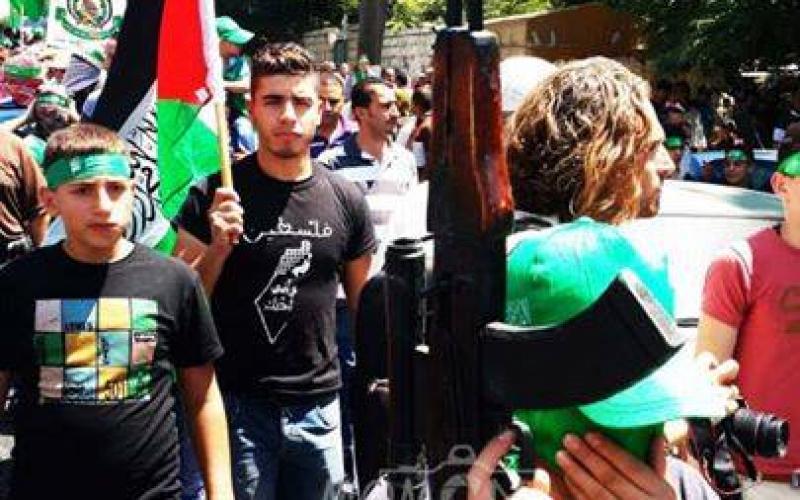 صور: مسيرة حماس في نابلس دعمًا للمقاومة