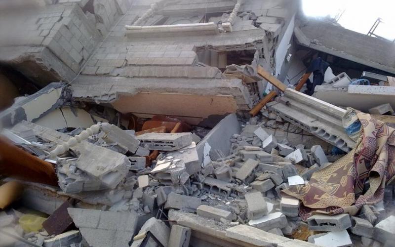 صور: دمار المنازل في المغراقة