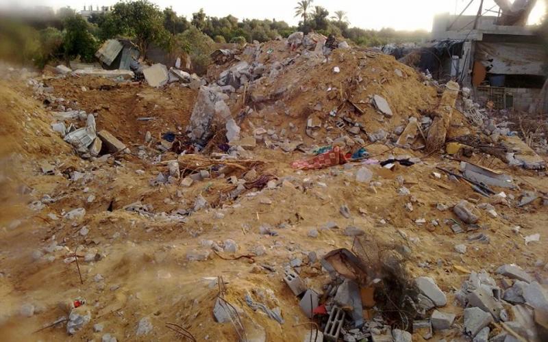 صور: دمار المنازل في المغراقة