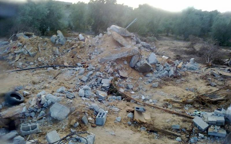 صور: دمار المنازل في المغراقة