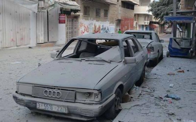 صور: قصف منزل عائلة الحاج بالنصيرات